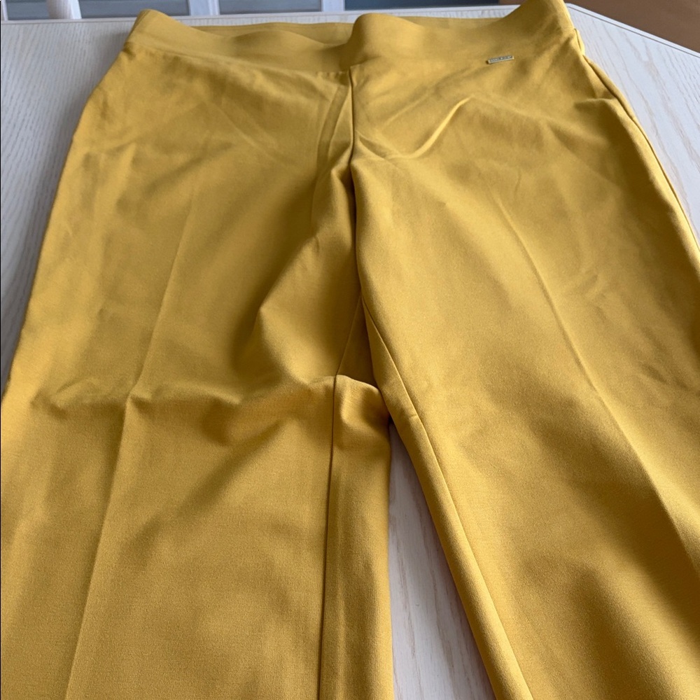 Anne Klein Mustard Yellow Fabric